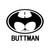 Butman Ass Girl Funny Vinyl Sticker