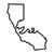 California Bear State Map