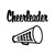 Cheerleader Vinyl Sticker