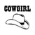 Cowgirl Vinyl Sticker