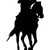 Cowgirl Riding Horse 1 Vinyl Sticker