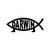Darwin Fish Evolution Internet Meme Vinyl Sticker