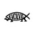 Evolve Fish Mechanic Evolution Internet Meme Vinyl Sticker