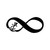 Forever Infinity Anchor Vinyl Sticker