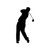 Golfing 4 Vinyl Sticker