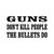 Guns Bullets Kill Vinyl Sticker