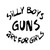 Guns For Girls Vinyl Sticker