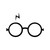 Harry Potter Glasses S Vinyl Sticker