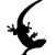 Hawaii Gecko Lizard 1 Vinyl Sticker