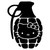 Hello Kitty Grenade 1973 Vinyl Sticker