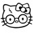 Hello Kitty Potter 1138 Vinyl Sticker