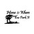 Home Palm Trees Vinyl Sticker