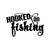 Hooked On Fishing Vinyl Sticker