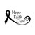 Hope Faith Cure Breast Cancer Ribbon Vinyl Sticker