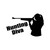 Hunting Diva Girl Rifle Vinyl Sticker