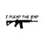 I Plead 2nd Amendment Vinyl Sticker