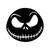 Jack Skellington Face Nightmare Christmas Vinyl Sticker