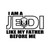 Jedi Like My Father Star Wars Famous Quote Vinyl Sticker