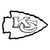 Kansas City Chiefs 621 Vinyl Sticker