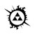 League Of Zelda Triforce Splash Gaming Vinyl Sticker