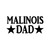 Malinois Dad Dog Pet Vinyl Sticker