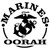 Marines Oorah 222 Vinyl Sticker