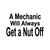 Mechanic Nut Off Funny Vinyl Sticker