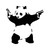 Panda Bear Guns Jdm Japanese Vinyl Sticker