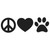 Peace Love Pet 338 Vinyl Sticker