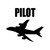 Pilot Airplane Vinyl Sticker