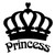 Princess Crown 268 Vinyl Sticker