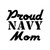 Proud Navy Mom 1 Vinyl Sticker