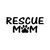 Rescue Mom Dog Vinyl Sticker