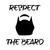 Respect Beard Face Funny Vinyl Sticker