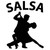 Salsa Dancing Vinyl Sticker