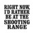 Shooting Range Gun Vinyl Sticker
