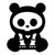 Skelanimal Chungke The Panda Bones Vinyl Sticker