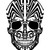Skull Paint Mask 2 Vinyl Sticker