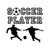 Soccer Player Vinyl Sticker