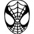 Spiderman Mask Vinyl Sticker