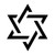 Star Of David Jewish Symbol 2 Vinyl Sticker