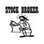 Stock Broker Vinyl Sticker