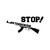 Stop Terrorism Vinyl Sticker