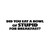 Stupid Breakfast Quote Vinyl Sticker