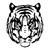 Tribal Tiger Animal Zoo 5 Vinyl Sticker