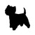 Westie Terrier Dog 1 Vinyl Sticker