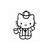 Hello Kitty Sherlock Holmes Decal