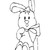 Sitting Bunny S Decal