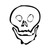 Skull At S Decal