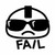 Fail Face JDM Japanese Vinyl Decal Sticker

Size option will determine the size from the longest side
Industry standard high performance calendared vinyl film
Cut from Oracle 651 2.5 mil
Outdoor durability is 7 years
Glossy surface finish